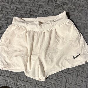 Nike Women's White Athletic Shorts